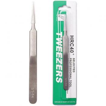 Pince à cils en acier inoxydable, outil de maquillage, non magnétique, 1 pièce