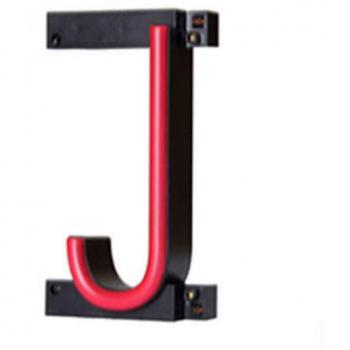 Neonlicht Buchstabe J LED 74mm Breite 161mm Höhe 38mm Hintergrund