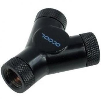 Alphacool Tap Faucet Accessory (Black, Brass, 4.6 cm, 1.8 cm)