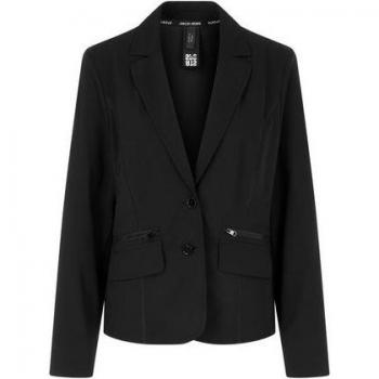 Marc Cain Blazer mit Reißverschlusstaschen – Frauen, 42, Schwarz