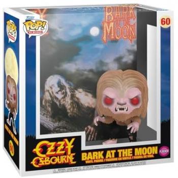 Funko POP! Ozzy Osbourne Bark at the Moon Flocked Album – Case Included