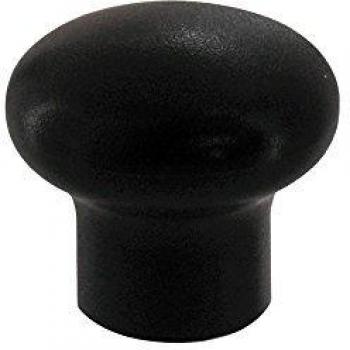 Bouton Petit Champignon Noir 34mm