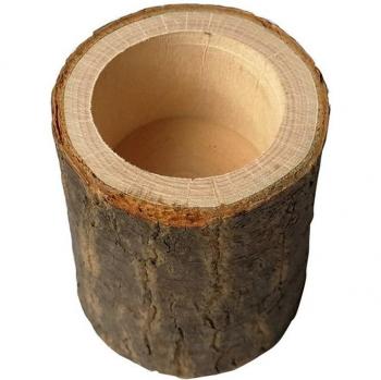 Nature Log Round Candle Base