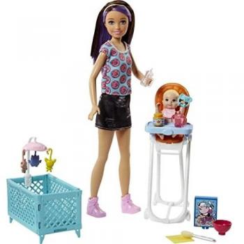 Playset Barbie Skipper Baby-Sitter avec Accessoires
