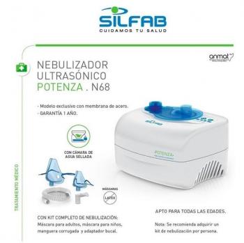 Nebulizador Ultrasonico Silfab Potenza 68