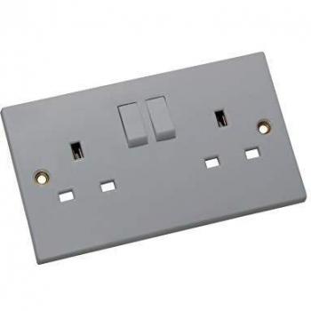 SMJ Double Pole Switched Socket 13A