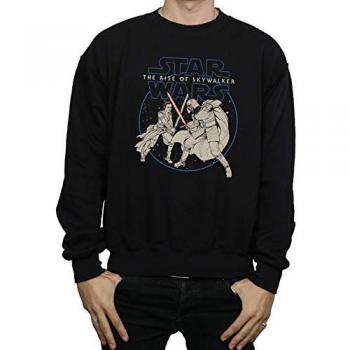 Rise of Skywalker Rey/Kylo Dual-Action Pullover – Men’s Black