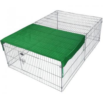 Helloshop26 – Enclos 122 cm, protection solaire, petit animal