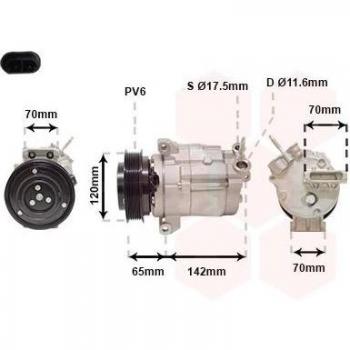 VAN WEZEL Refrigerant Compressor 0800K063