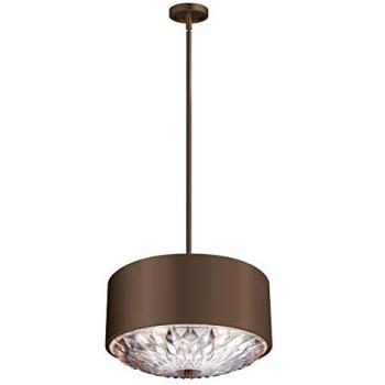 Aged Brass Radiance Pendant – 4‑LED (60W E27)