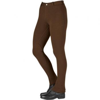 Child Brown EquiLeather Half Chaps – Saxon