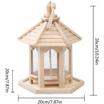 Vogelhaus aus Holz für den Garten und Balkon