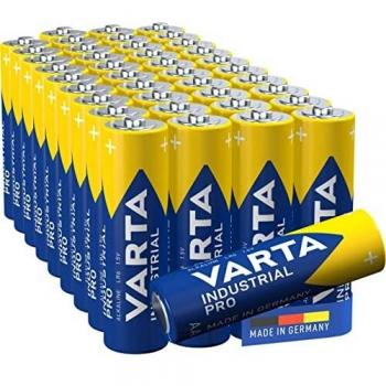 Varta industrial batterie aa mignon batteria alcaline lr06, pacco da 40
