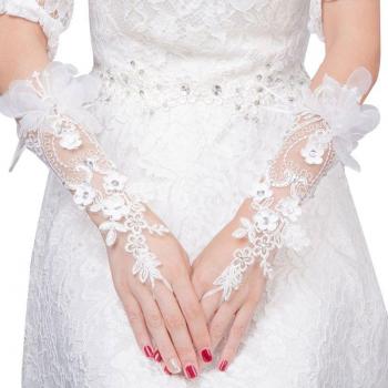 Simple Hook Finger Lace Gloves