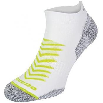 Comodo Hi Viz Lightweight Sport Socks (Unisex, Reflective, Coolmax, Sizes 6-8, White/Lime)