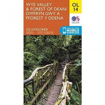 Ordnance Survey Map of Wye Valley & Forest of Dean