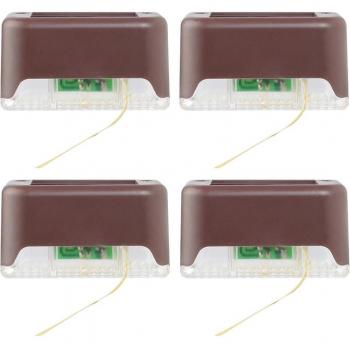 4pcs Energy Efficient Solar Wall Lights