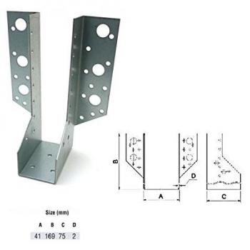 RoofGuard Zinc 41x169mm Loft Hangers – Pack of Five