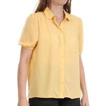 Blusa JDY “Piper Brooke” gialla, taglia 42 – modello corto