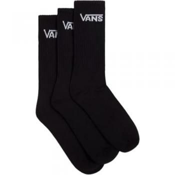Calcetines altos Vans Classic negros (3 unidades)