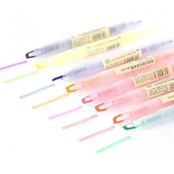 8er Set Kawaii Textmarker für Schule und Büro