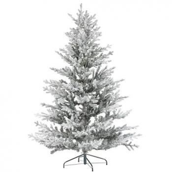 Sapin de Noël BRISCO Métallique Blanc