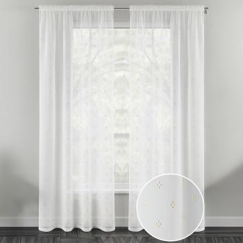 Destiny Metallic Diamond Print Voiles