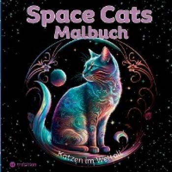 Kooper, Kenya: Katzen Malbuch Space Cats Ausmalbuch für Erwachsene, Frauen, Teenager mit 30 Motiven Katzen im Weltall Gute Laune Malbuch, Geschenk für Katzen-Fans, Katzenliebhaber