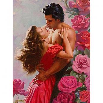 Rhinestone Rubik’s Dancing Couple 40x50