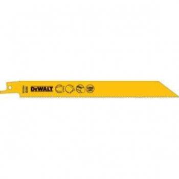 Lame de Scie Sabre DeWalt HCS pour Métal 203 mm 14 TPI