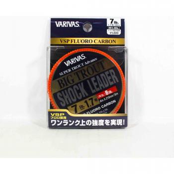 Línea de Shock Fluorocarbono Varivas Big Trout 30m 7lb