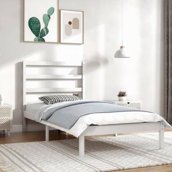 VidaXL 90x200 cm White Bed Frame