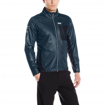 Helly Hansen FJORD Chaqueta de Forro Polar Cortaviento para Hombre, Azul Navy, M