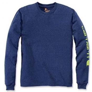 Camiseta Carhartt de Manga Larga con Logo Azul
