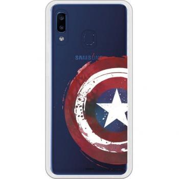 Funda Escudo Oficial Capitán América para Galaxy A20e
