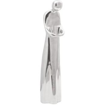 Scultura Artistica Argento 10x16x49 cm