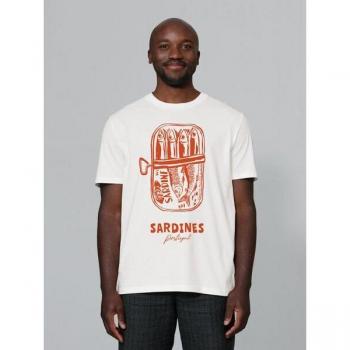 Tee Sardegna‑Portogallo Rosso/Arancione Off-White