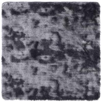 NAVARRA Shaggy Teppich Dunkelgrau 120x120 cm