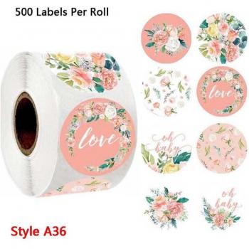 Dankeschön Aufkleber für Hochzeiten 500 Stück
