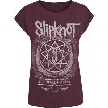 Top de Slipknot 'Blurry' color rojo, Tallas XS/XL femenino