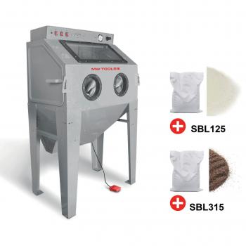 Pack Sablage Professionnel 415 L avec Corindon et Microbilles