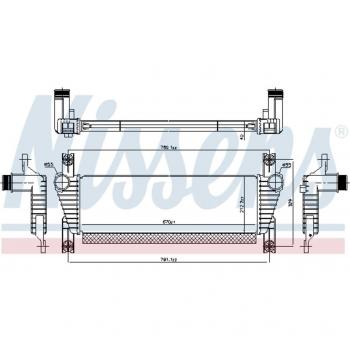 NISSENS Intercooler 961581 voor Ford Ranger Mk3