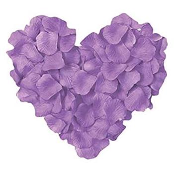 Elegant Purple Silk Rose Petal Set – 500 Pieces for Mother’s Day & Table Décor