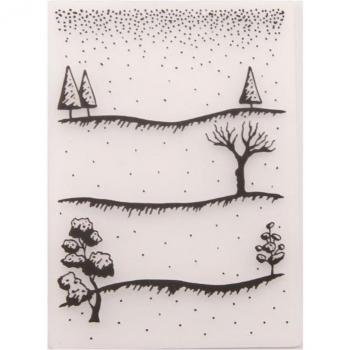 Snow Tree Embossing Folder for Photo Album Crafting