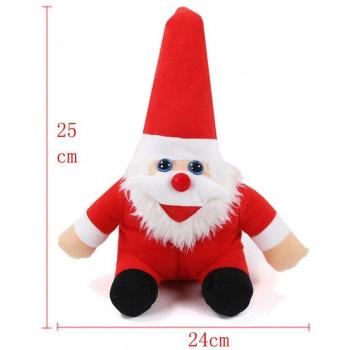 Christmas Giant Puppy Santa Figure with Costumes and Riding Equipment