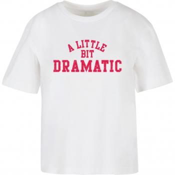 Miss Tee Top Femminile Lil Dramatic Rosa/Bianco