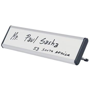 Bi-Office NPL01011 Drywipe Desk Nameplate 33336J