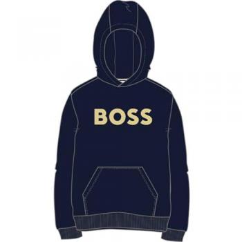 BOSS Kids Sweat à Capuche Navy 6A