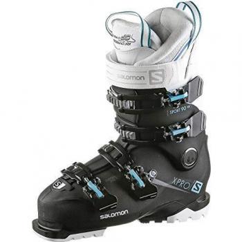 Salomon Damen XPro 90W Performance‑Skischuhe – Schwarz – 25.5