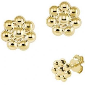 Silberne Blumen-Ohrstecker von Firetti für Mädchen